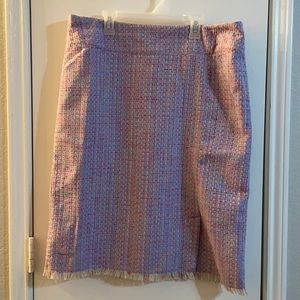 Hannah Lavender/Lilac Purple Tweed Pencil Skirt | 12 EUC